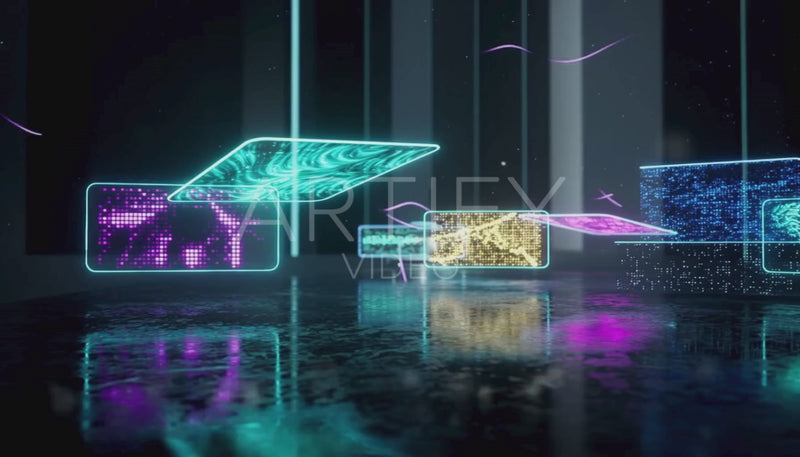 Glowing AI Interfaces