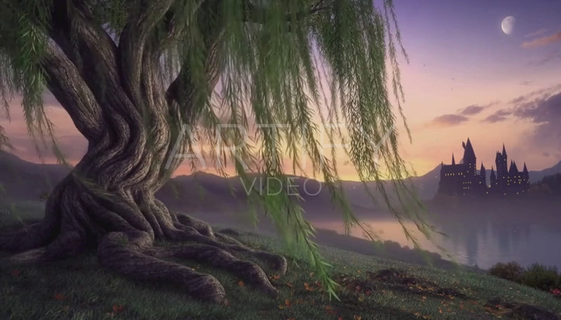 Castle & Willow tree