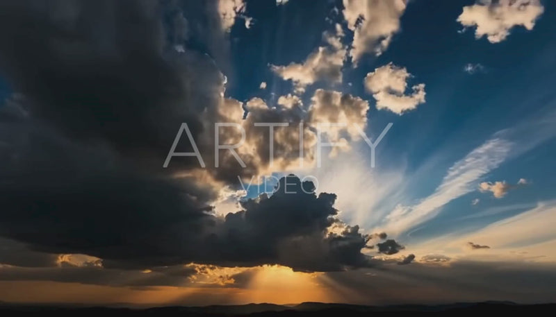 Colorful Sky Cloud Timelapse