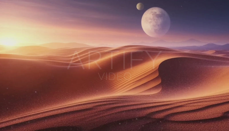 Alien Planet Desert Landscape