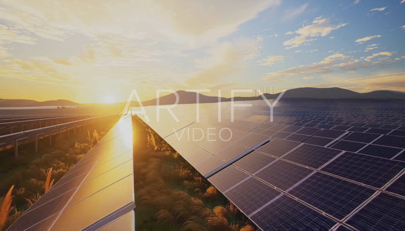 Solar Field Aerial View