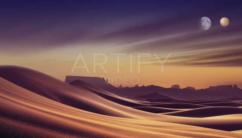Dune Alien Planet 2 Moons