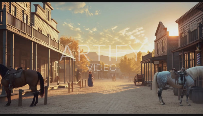 Old West Town Street